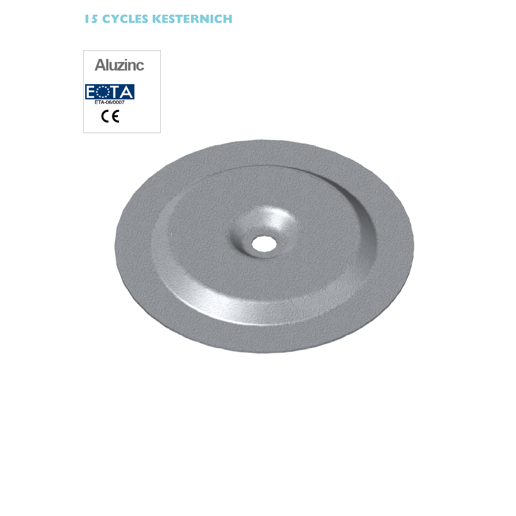 Pressure plate diam. 70mm hole 6,0mm high recess