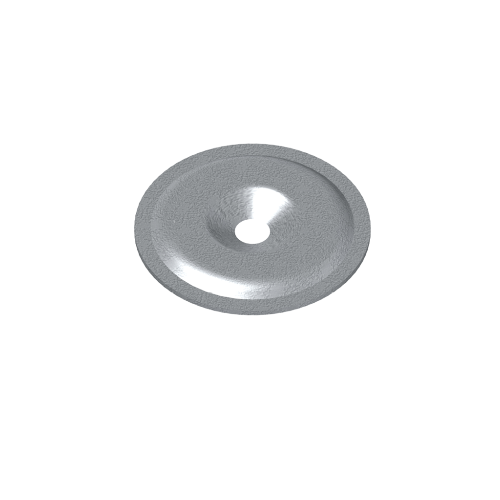 Pressure plate diam. 40mm hole 6,0mm normal recess