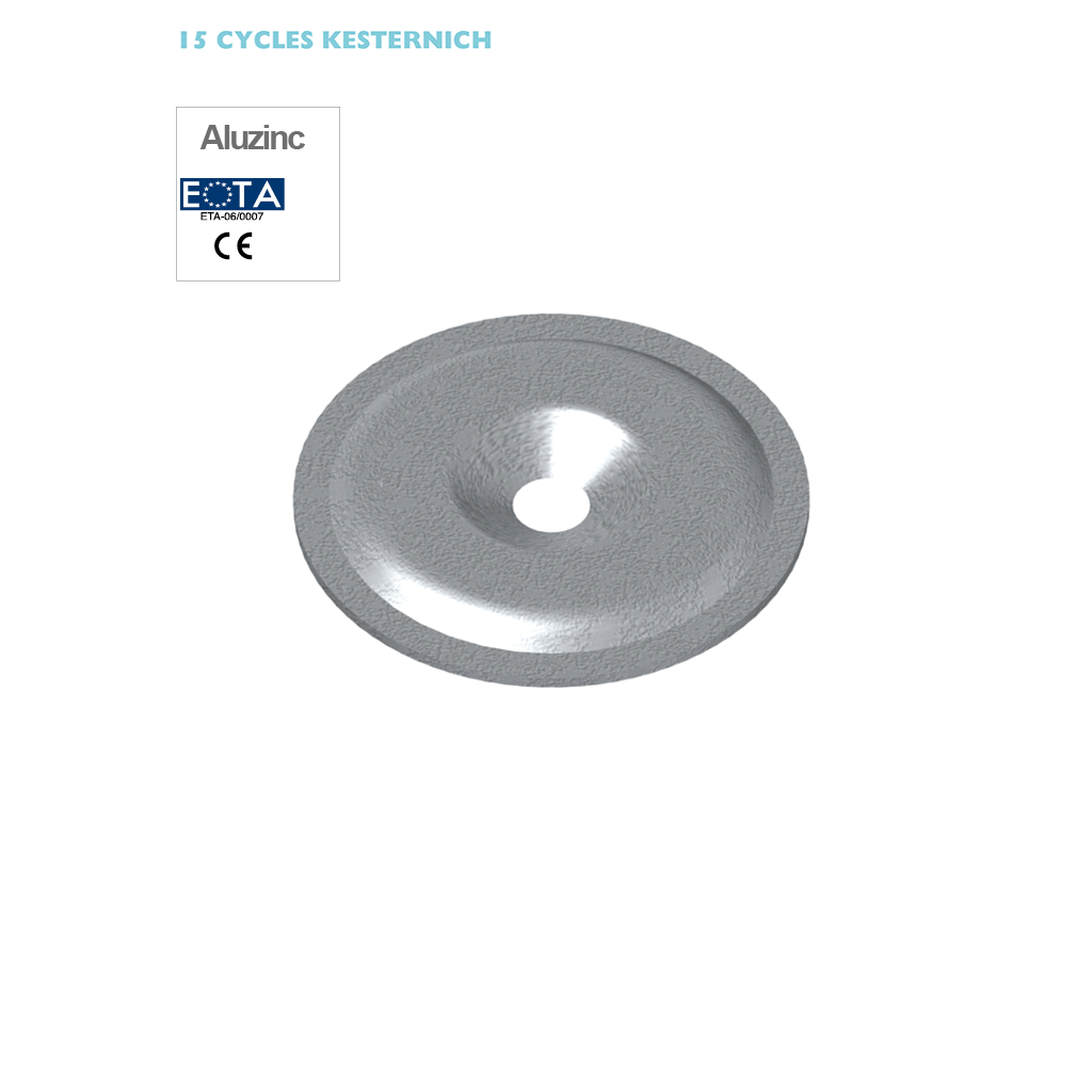 Pressure plate diam. 40mm hole 6,0mm normal recess