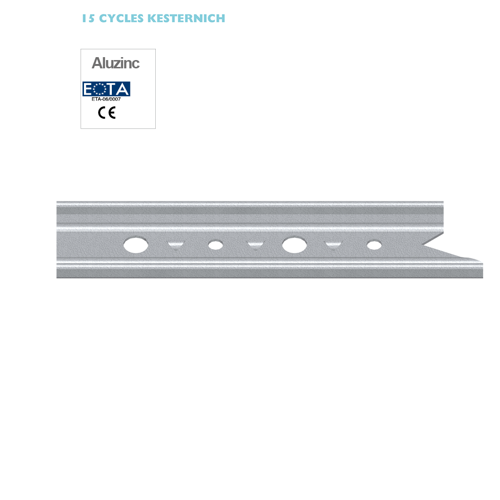 Pressure rail barbed 2250x30mm