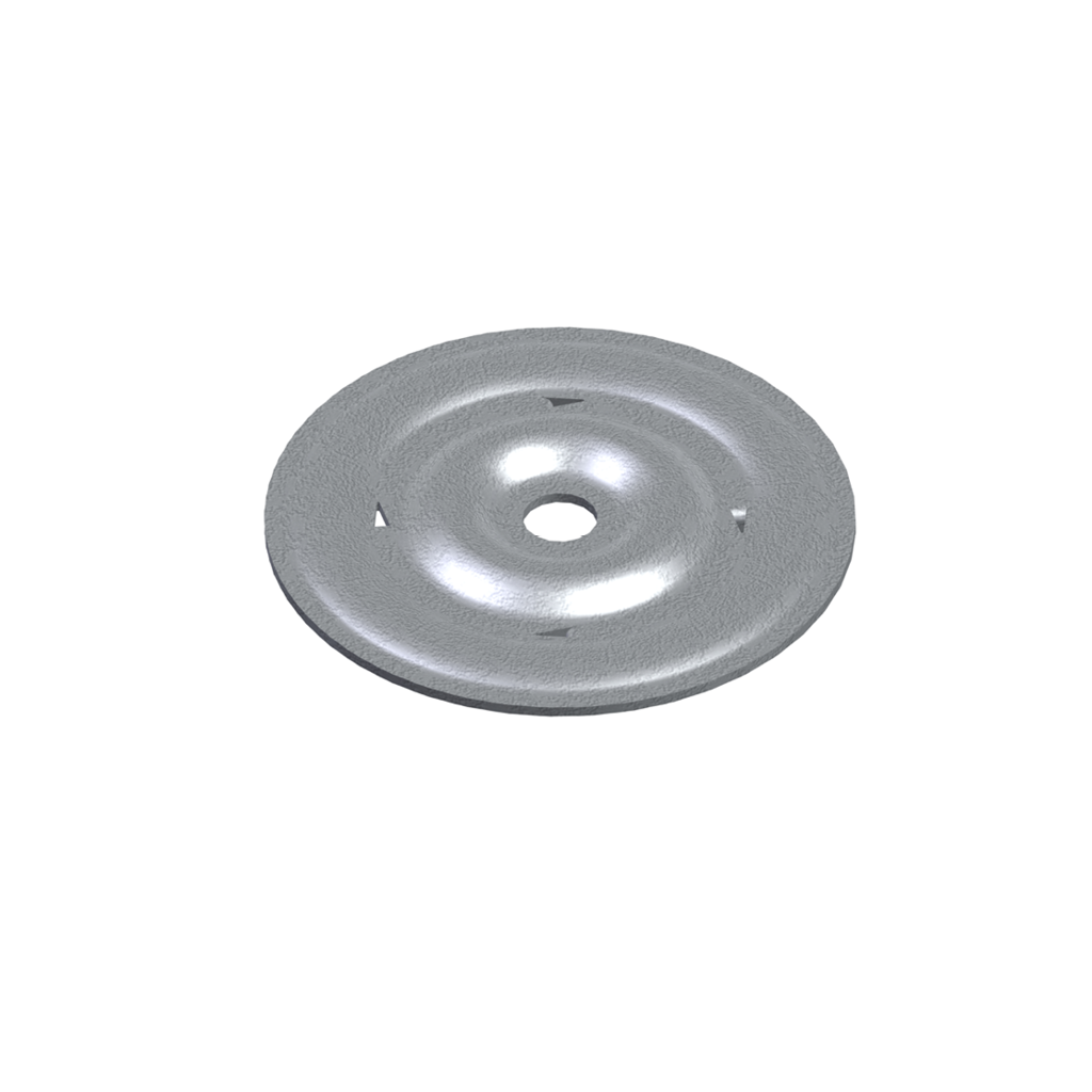 OMG plate barbed, size Ø51mm, hole Ø6,7mm