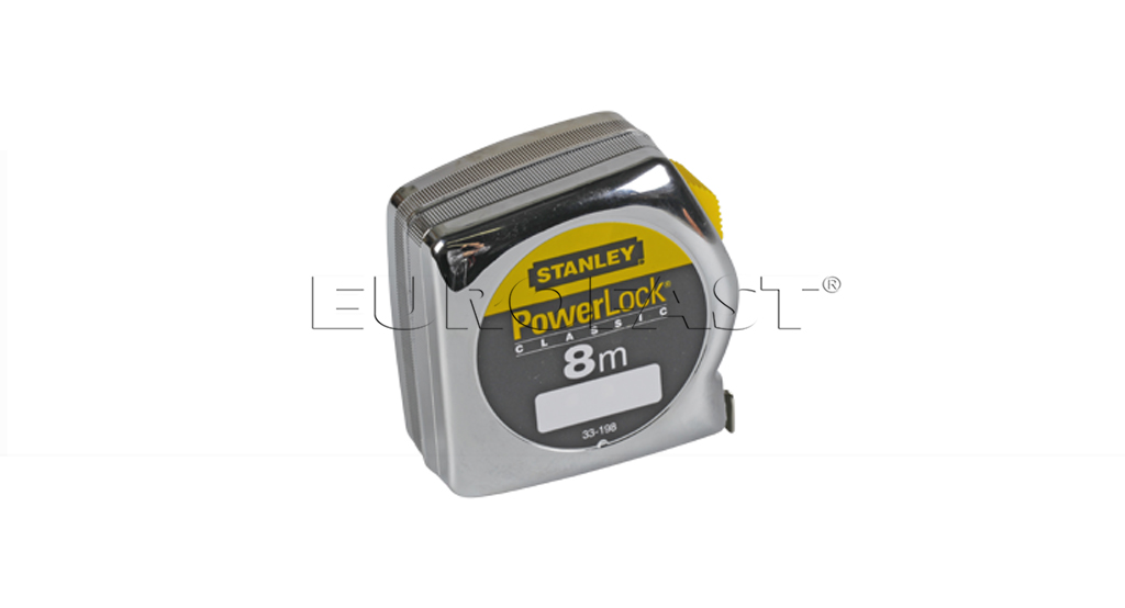 Stanley rolbandmaat 8mtr powerlock