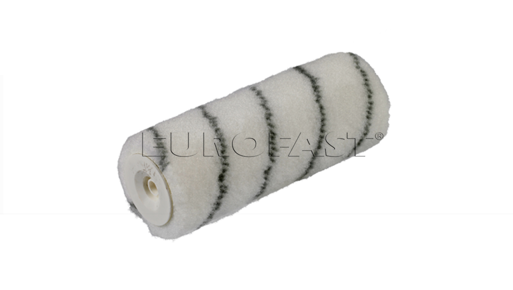 Roller los 18cm wit-zwart 8mm gat