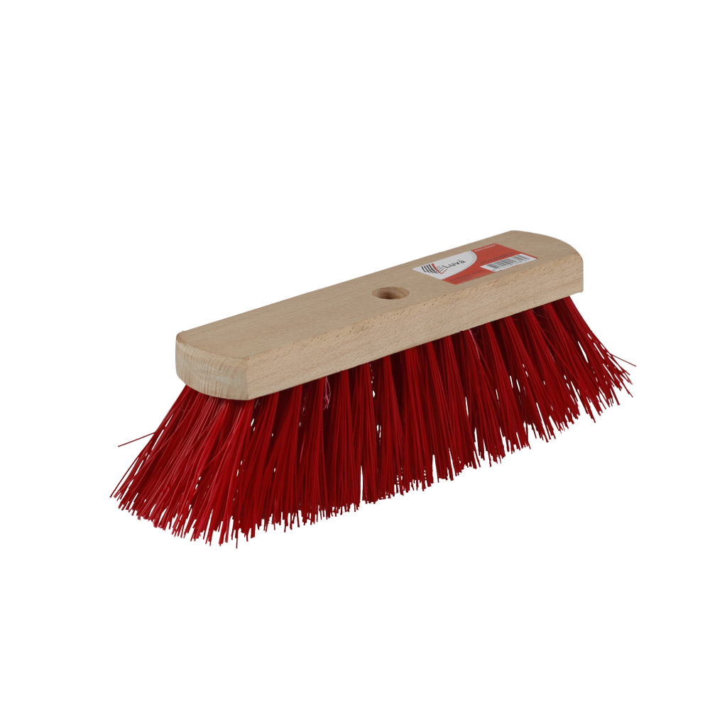 Eurofast bezem kunststof rood 30cm