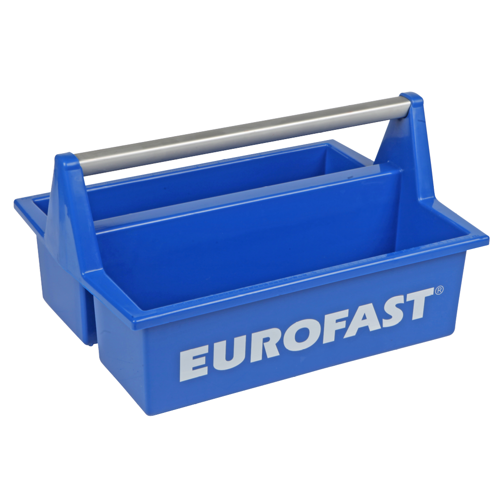 Eurofast toolbox blauw met opdruk
