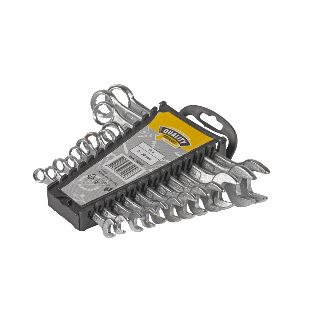 Eurofast ring-steeksleutelset 12-dl