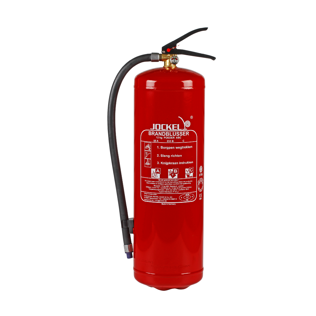 Brandblusser ABC 12kg poeder gevuld