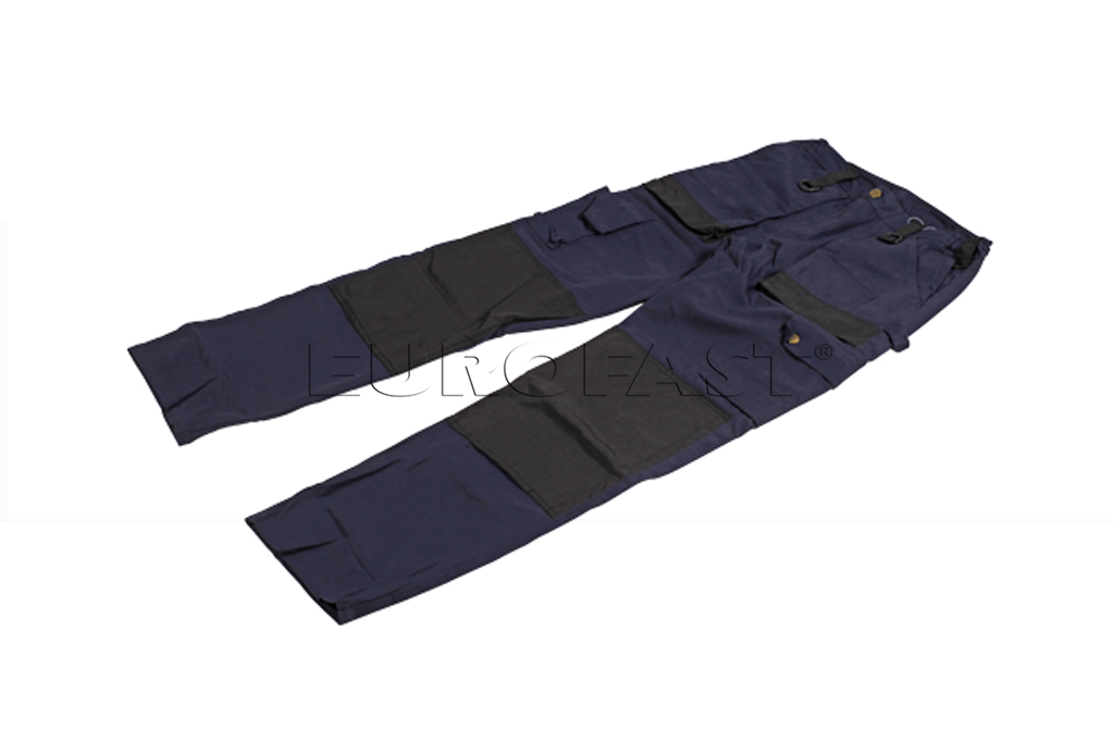 Dakdekkersbroek donkerblauw mt54 katoen-polyester