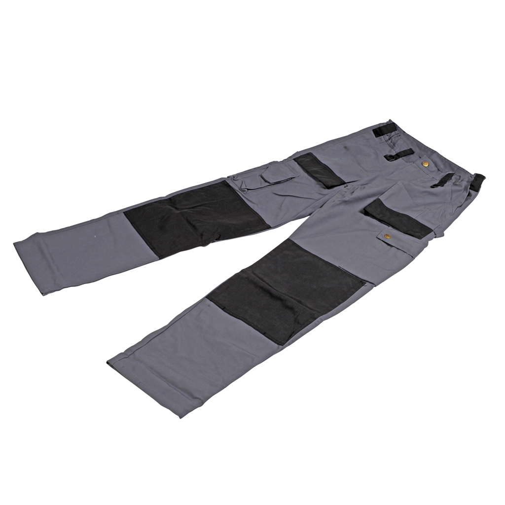 Dakdekkersbroek antraciet mt50 katoen-polyester