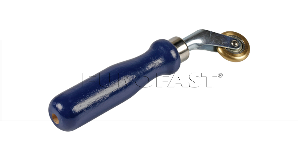 Eurofast aandrukrol messing 6x28mm