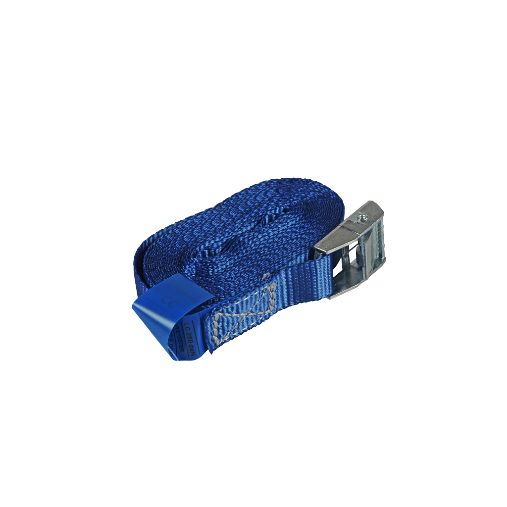 Sjorband 25mm x 5mtr met klemgesp