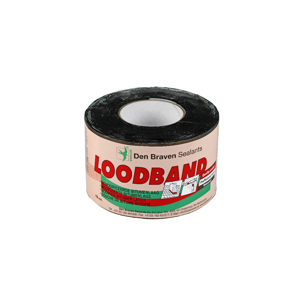 Zwaluw loodband 10cm 10mtr bxl
