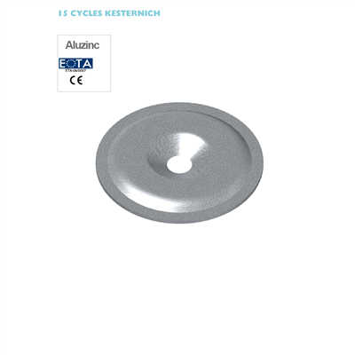 Pressure plate diam. 40mm hole 6,0mm normal recess