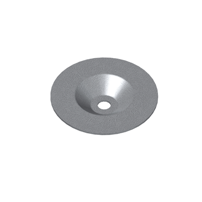 Pressure plate diam. 50mm hole 6,3mm deep recess