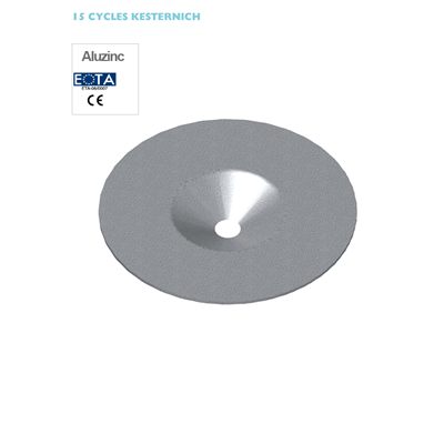 Pressure plate diam. 70mm hole 6,5mm deep recess