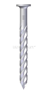 Eurofast twisted nail. Size 3,6 x 32mm. 1 kg.