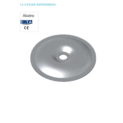 Eurofast aluzinc deckingplate. Size Ø 51 x 0,7mm. 