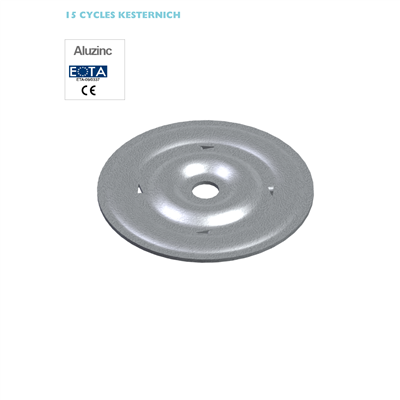 OMG plate barbed, size Ø51mm, hole Ø6,7mm