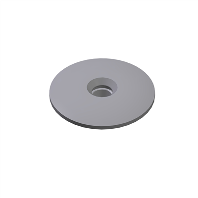 Eurofast plastic deckingplate. Size Ø 51 x 1,2mm. 