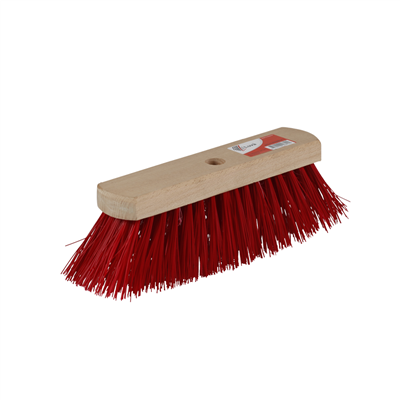 Eurofast bezem kunststof rood 30cm