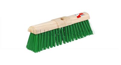Eurofast reinigings bezem  groen kunststof 45cm