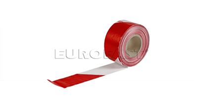 Afzetlint rood-wit rol a 500 meter (L) 80mm(B)