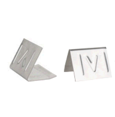 Stainless steel lead joint clamp box 25 pcs.
