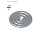 Pressure plate diam. 70mm hole 5,0mm deep recess