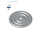Pressure plate diam. 70mm hole 5,0mm normal recess