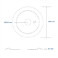 ISPC Pressure plate diam. 70mm