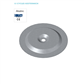 Pressure plate diam. 70mm hole 6,0mm high recess