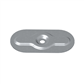 Pressure plate 80x40mm hole 6,5mm normal recess