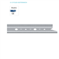 Pressure rail barbed 2250x30mm