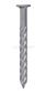 Eurofast twisted nail. Size 3,8 x 32mm. 1 kg.