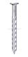 Eurofast twisted nail. Size 3,6 x 32mm. 1 kg.