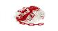 Alprokon ketting rood-wit pvc lengte 10 meters